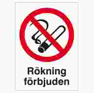 Rökning förbjuden (skylt)
