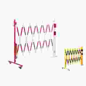 Stolpe med utdragbar avspärrning