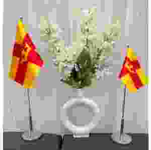 Bordsflagga Svenska kyrkan 24x16 cm